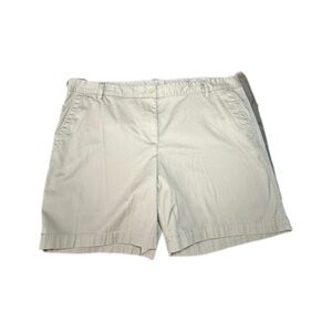 Talbots Women's Khaki Girlfriend Chino Shorts